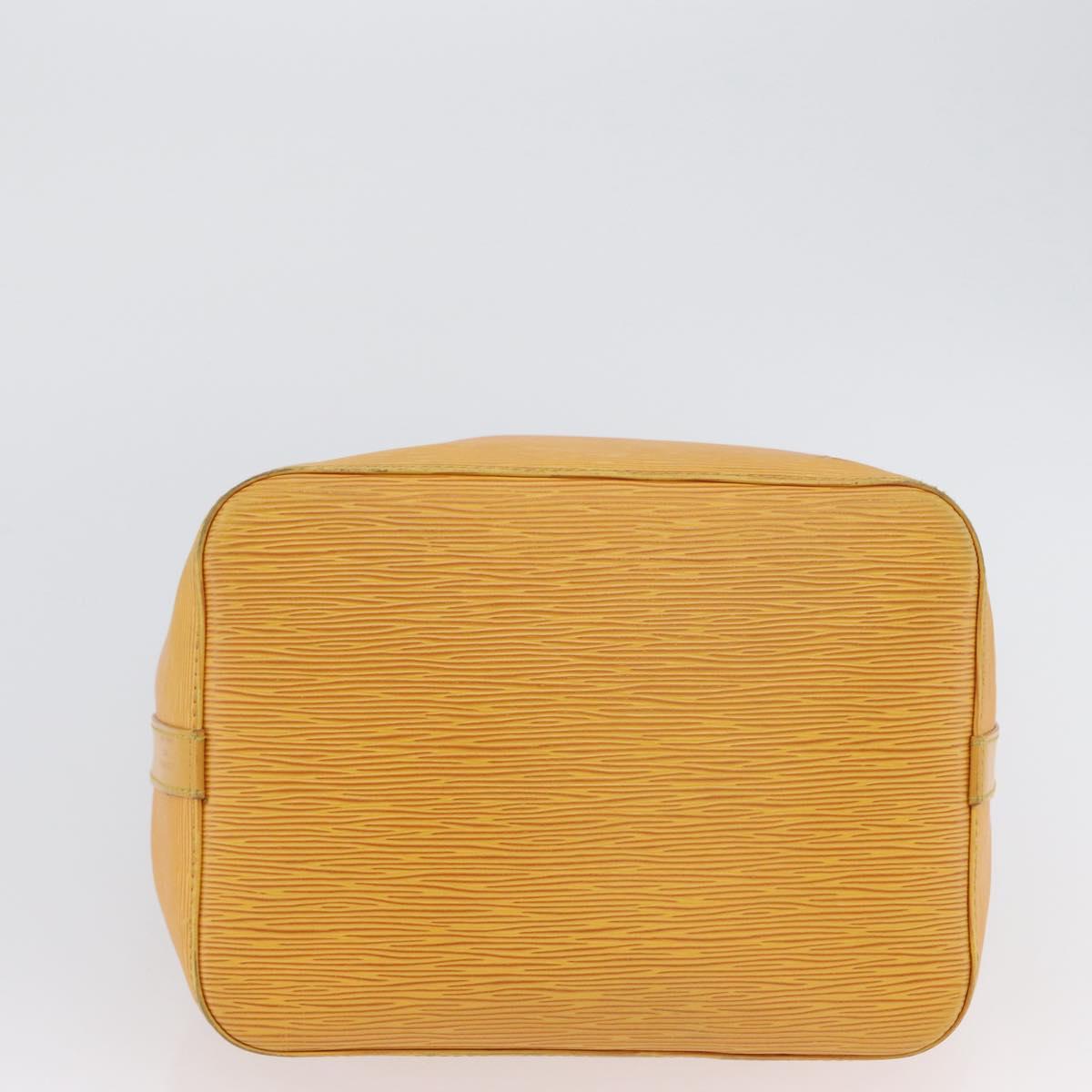 LOUIS VUITTON Epi Petit Noe Shoulder Bag Yellow M44109 LV Auth LNZ242