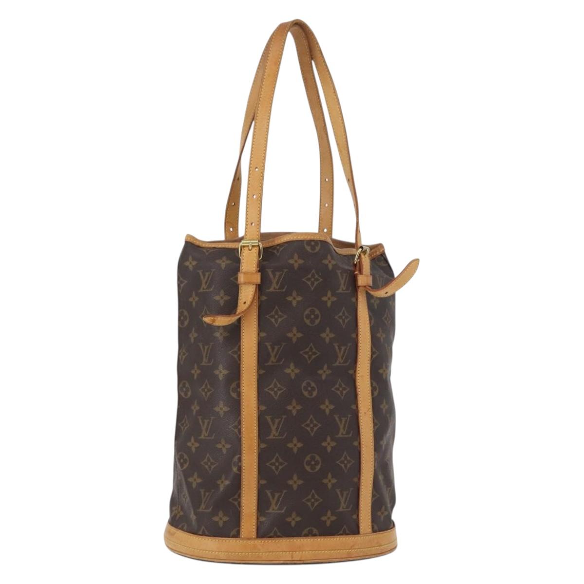 LOUIS VUITTON Monogram Bucket GM Shoulder Bag M42236 LV Auth LNZ244