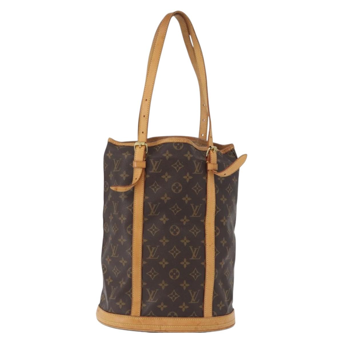 LOUIS VUITTON Monogram Bucket GM Shoulder Bag M42236 LV Auth LNZ244
