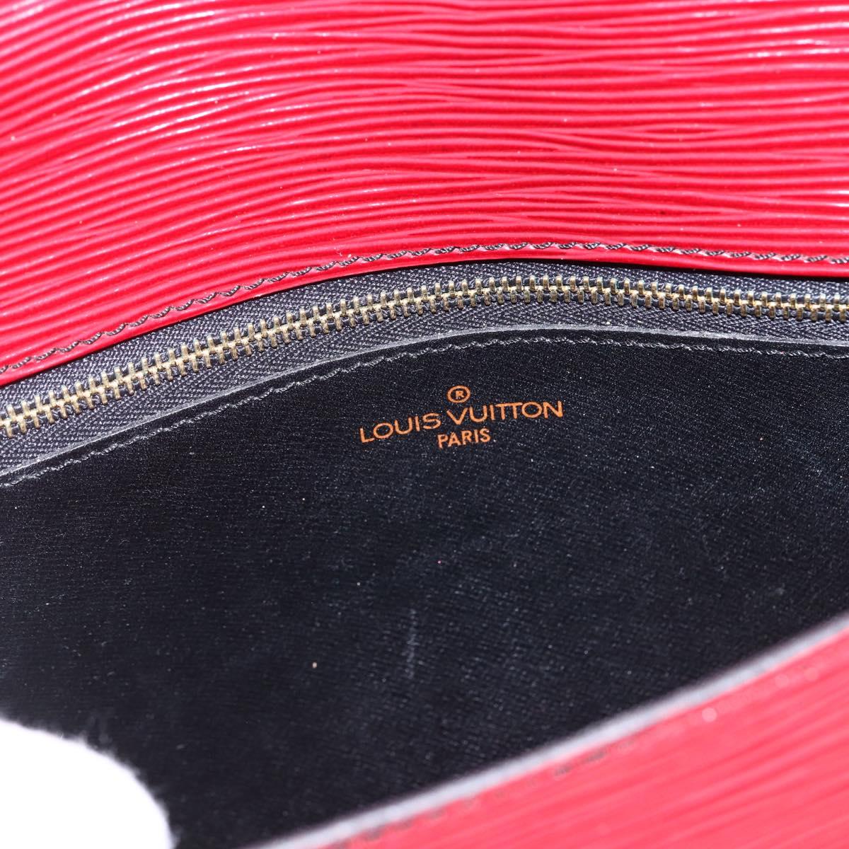 LOUIS VUITTON Epi Saint Cloud GM Shoulder Bag Red M52197 LV Auth LNZ246
