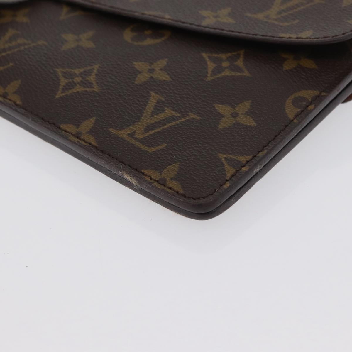 LOUIS VUITTON Monogram Double Rabat Shoulder Bag M51815 LV Auth LNZ263