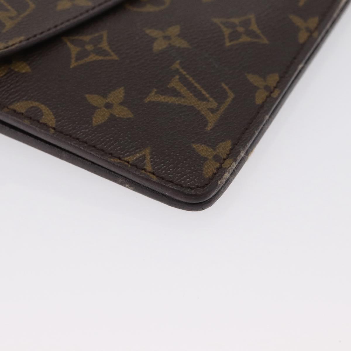 LOUIS VUITTON Monogram Double Rabat Shoulder Bag M51815 LV Auth LNZ263