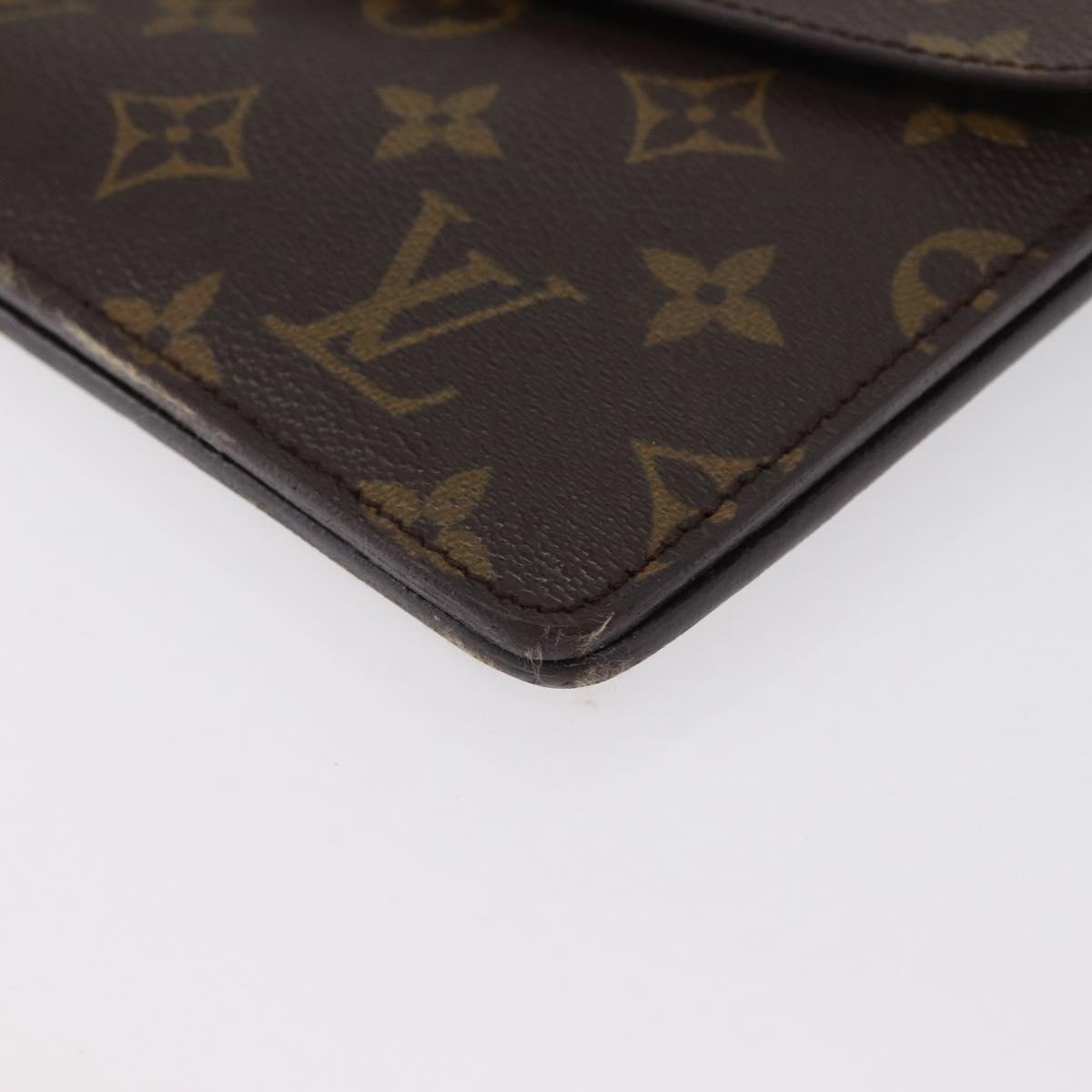 LOUIS VUITTON Monogram Double Rabat Shoulder Bag M51815 LV Auth LNZ263