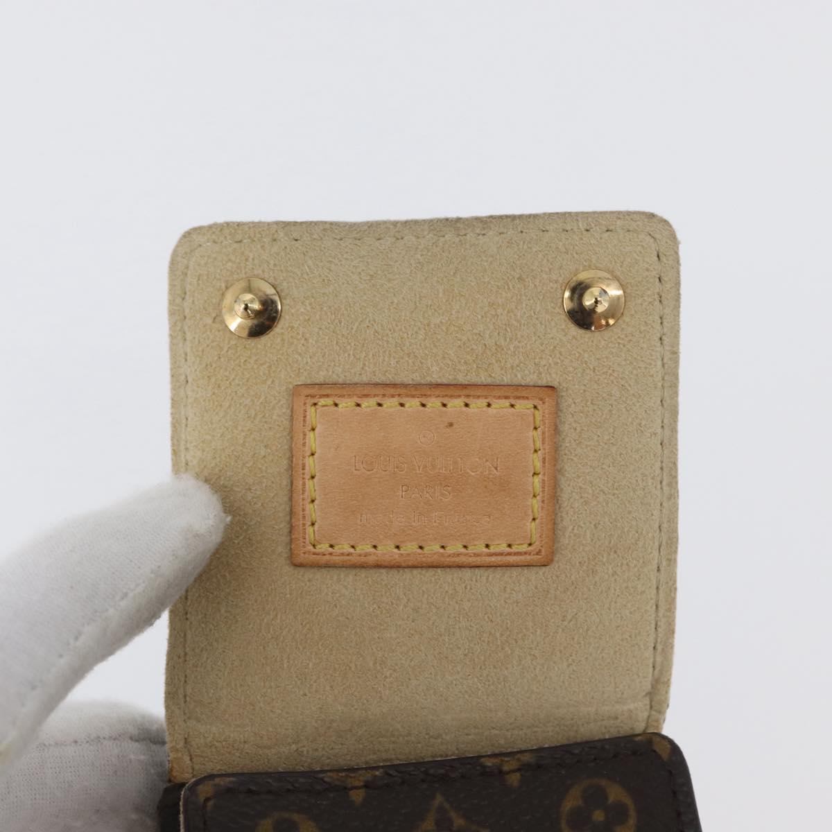 LOUIS VUITTON Monogram Jewelry case Jewelry Box LV Auth LNZ275
