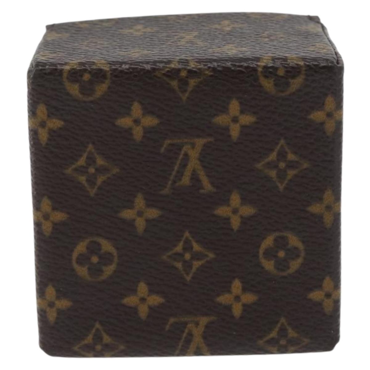 LOUIS VUITTON Monogram Jewelry case Jewelry Box LV Auth LNZ275