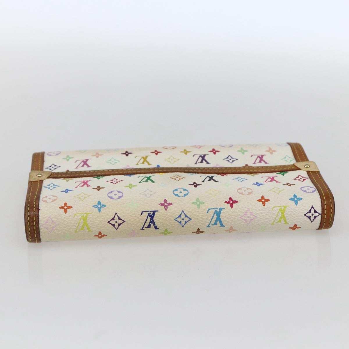 LOUIS VUITTON Multicolor Porte Tresor International Wallet M92659 LV Auth LNZ277