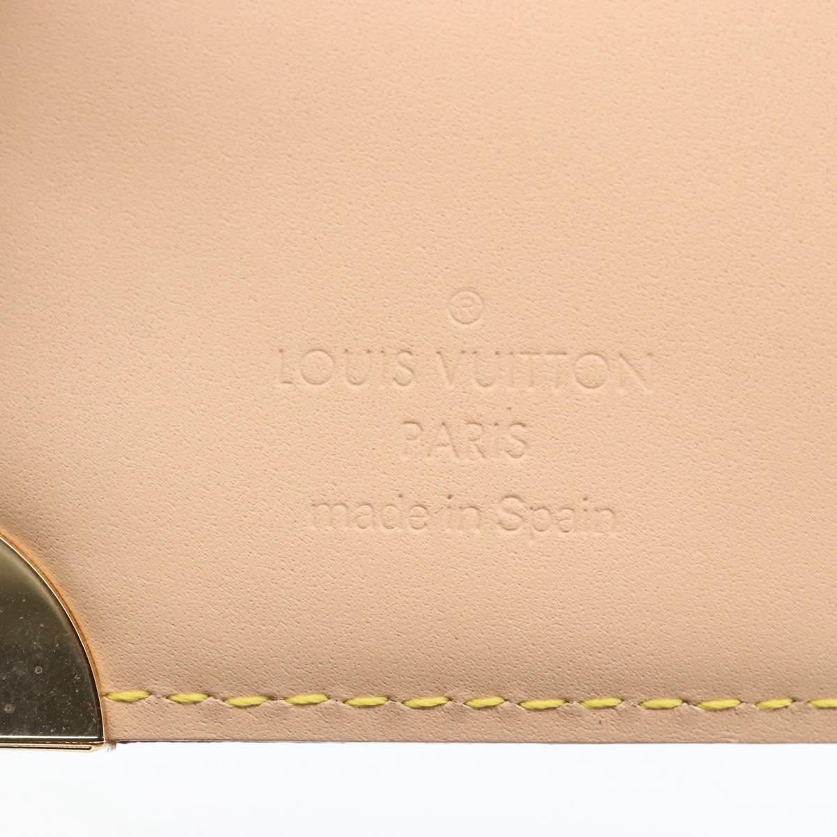 LOUIS VUITTON Multicolor Agenda PM Day Planner Cover Black R20895 Auth LNZ285V