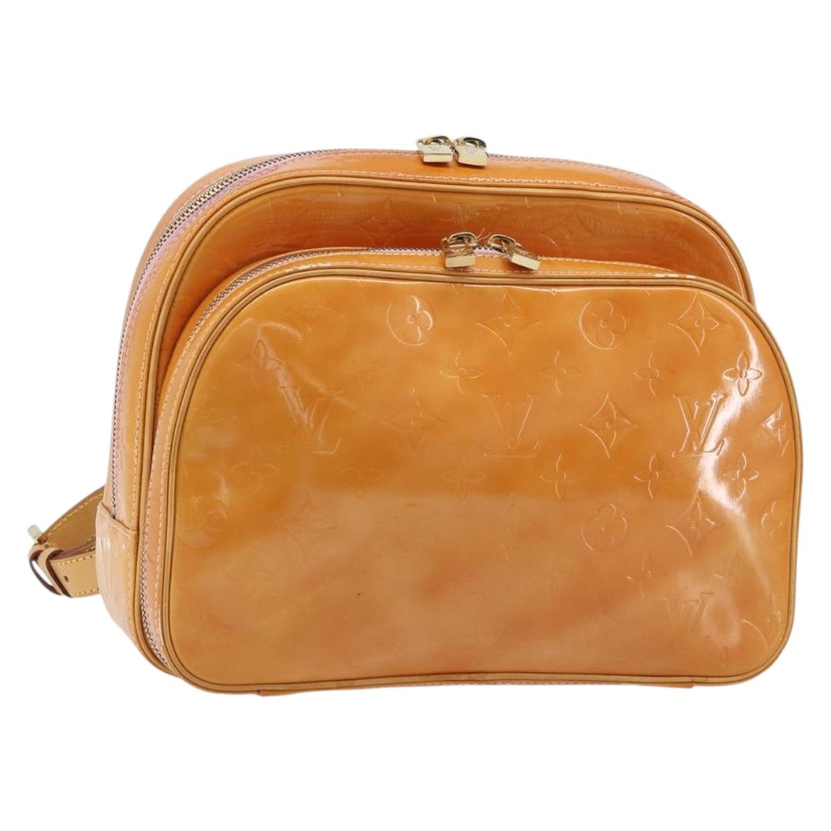 LOUIS VUITTON Monogram Vernis Marley Backpack Pink M91039 LV Auth LNZ301