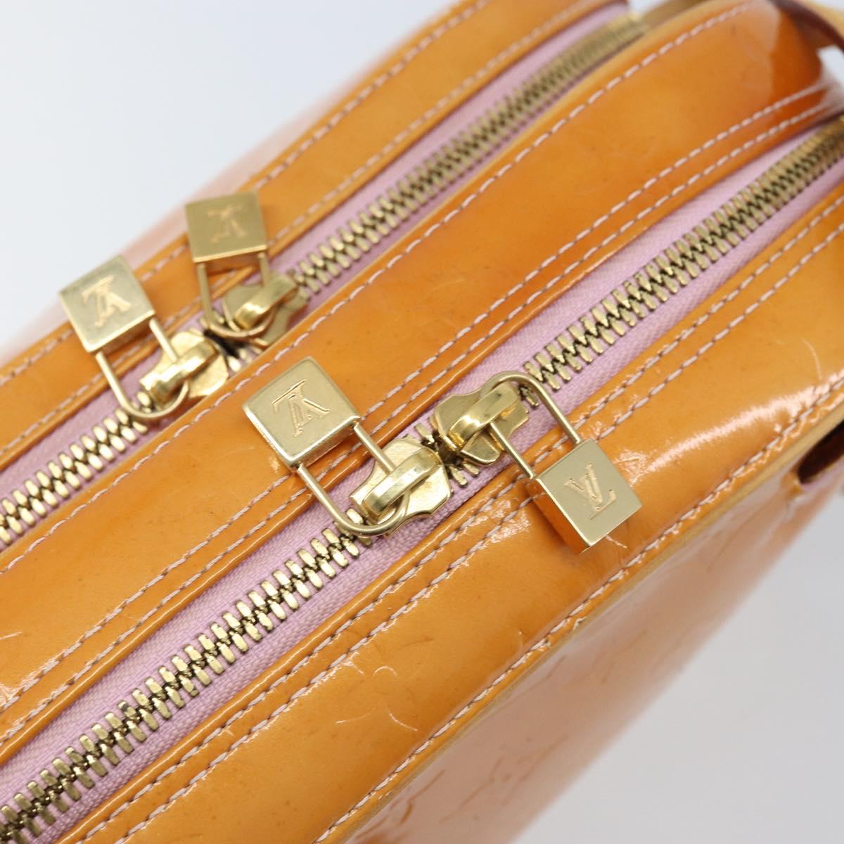 LOUIS VUITTON Monogram Vernis Marley Backpack Pink M91039 LV Auth LNZ301