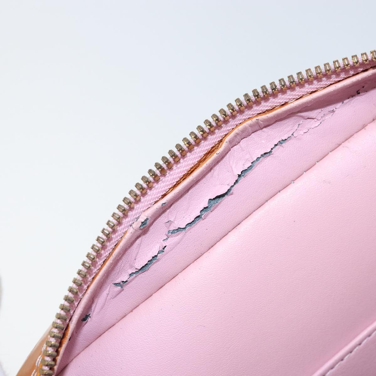 LOUIS VUITTON Monogram Vernis Marley Backpack Pink M91039 LV Auth LNZ301