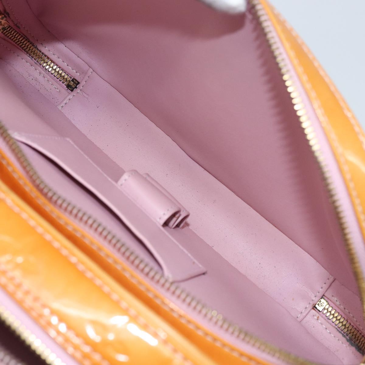 LOUIS VUITTON Monogram Vernis Marley Backpack Pink M91039 LV Auth LNZ301