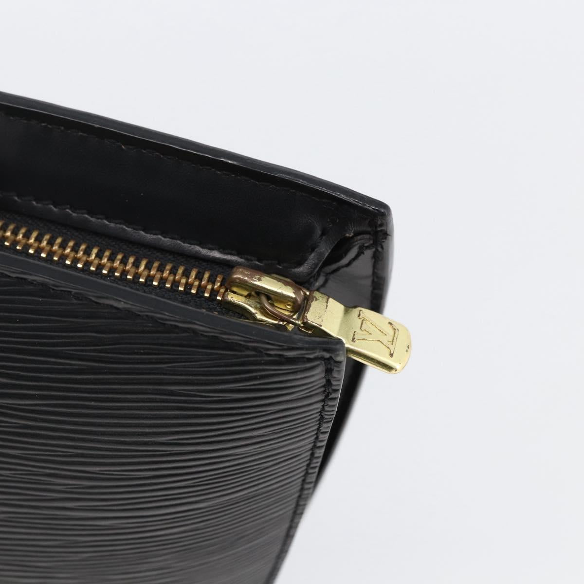 LOUIS VUITTON Epi Saint Jacques Hand Bag Black M52272 LV Auth LNZ321