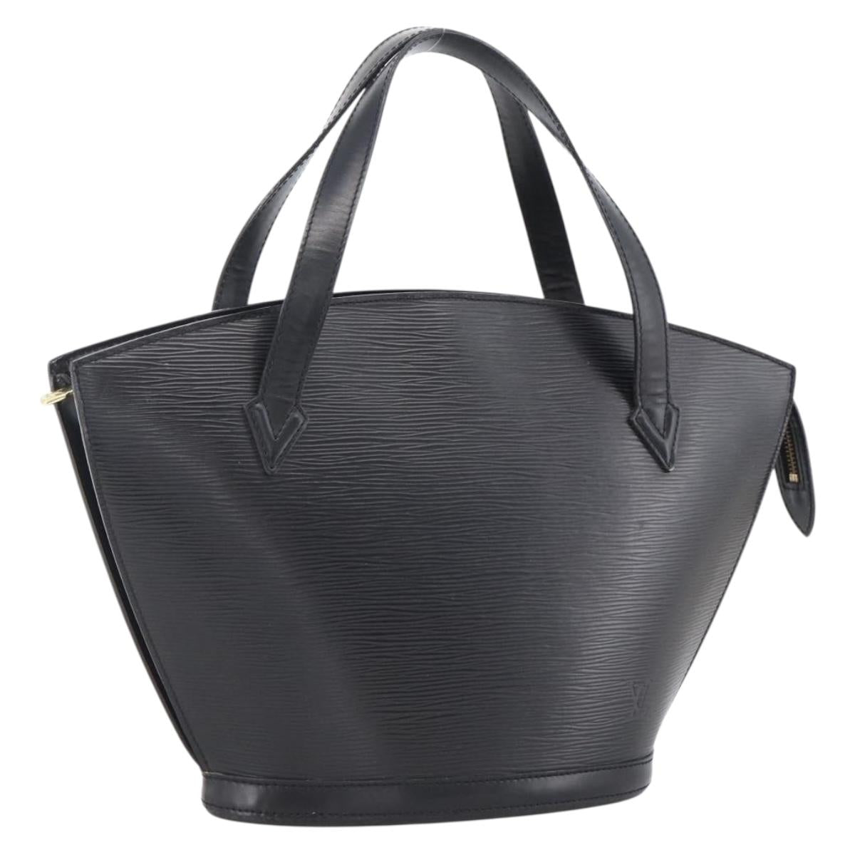 LOUIS VUITTON Epi Saint Jacques Hand Bag Black M52272 LV Auth LNZ321