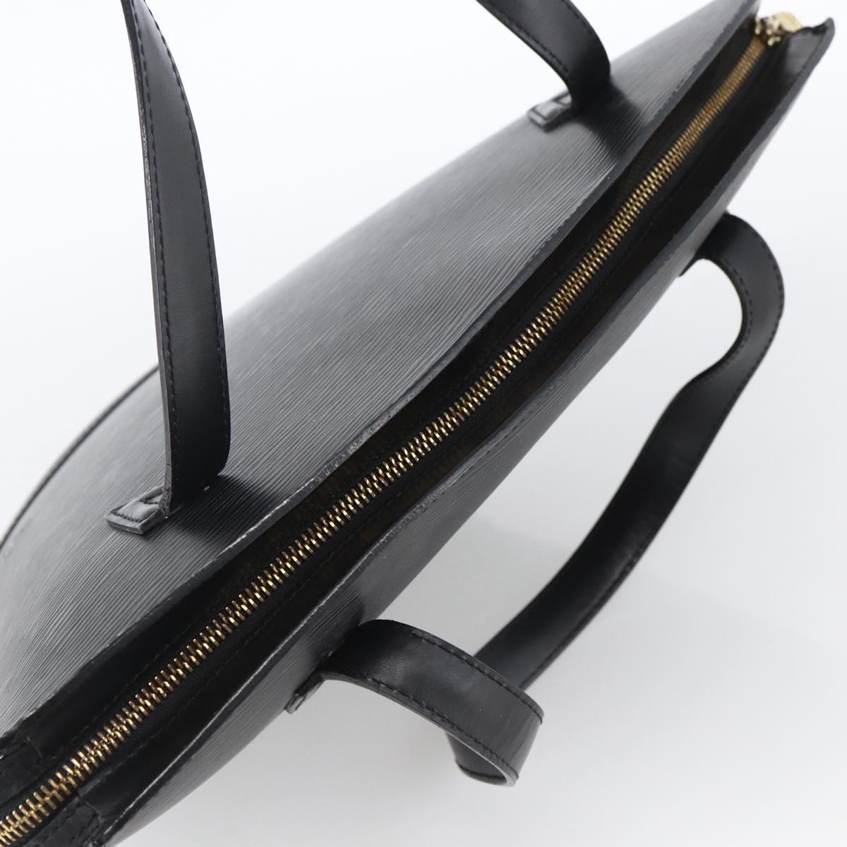 LOUIS VUITTON Epi Saint Jacques Hand Bag Black M52272 LV Auth LNZ321