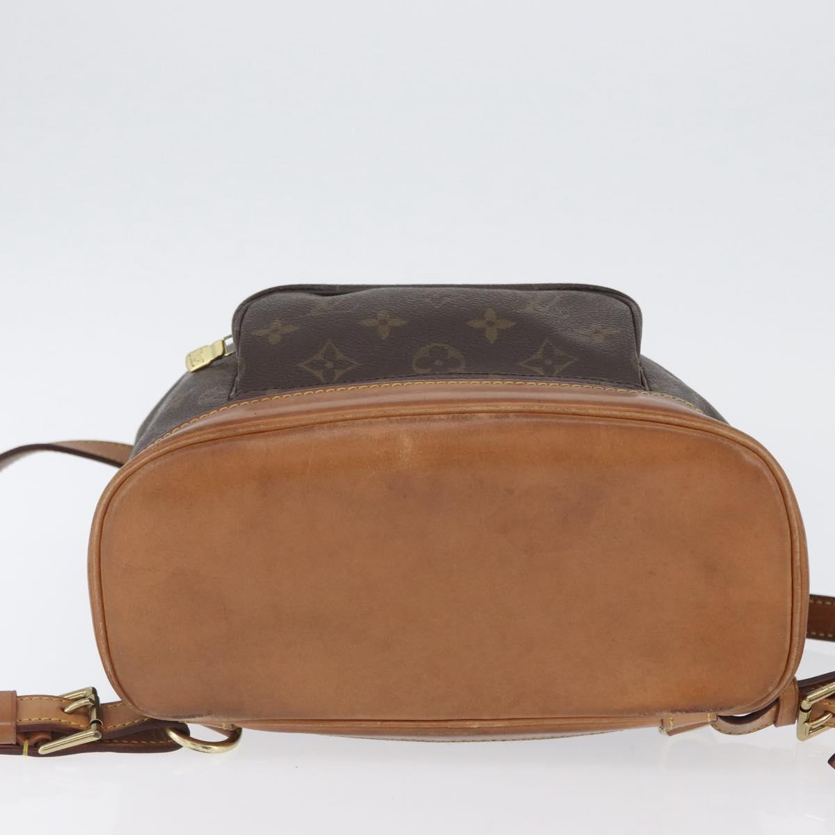 LOUIS VUITTON Monogram Montsouris MM Backpack M51136 LV Auth LNZ322