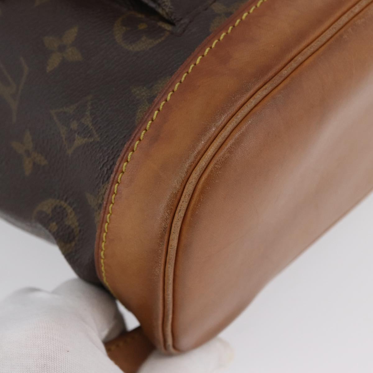 LOUIS VUITTON Monogram Montsouris MM Backpack M51136 LV Auth LNZ322