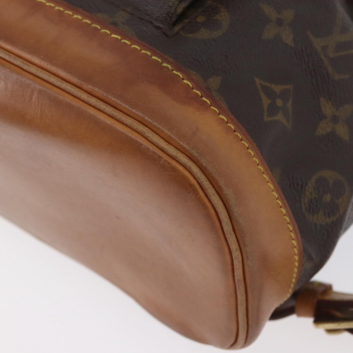 LOUIS VUITTON Monogram Montsouris MM Backpack M51136 LV Auth LNZ322