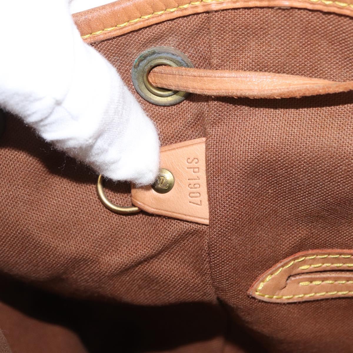LOUIS VUITTON Monogram Montsouris MM Backpack M51136 LV Auth LNZ322