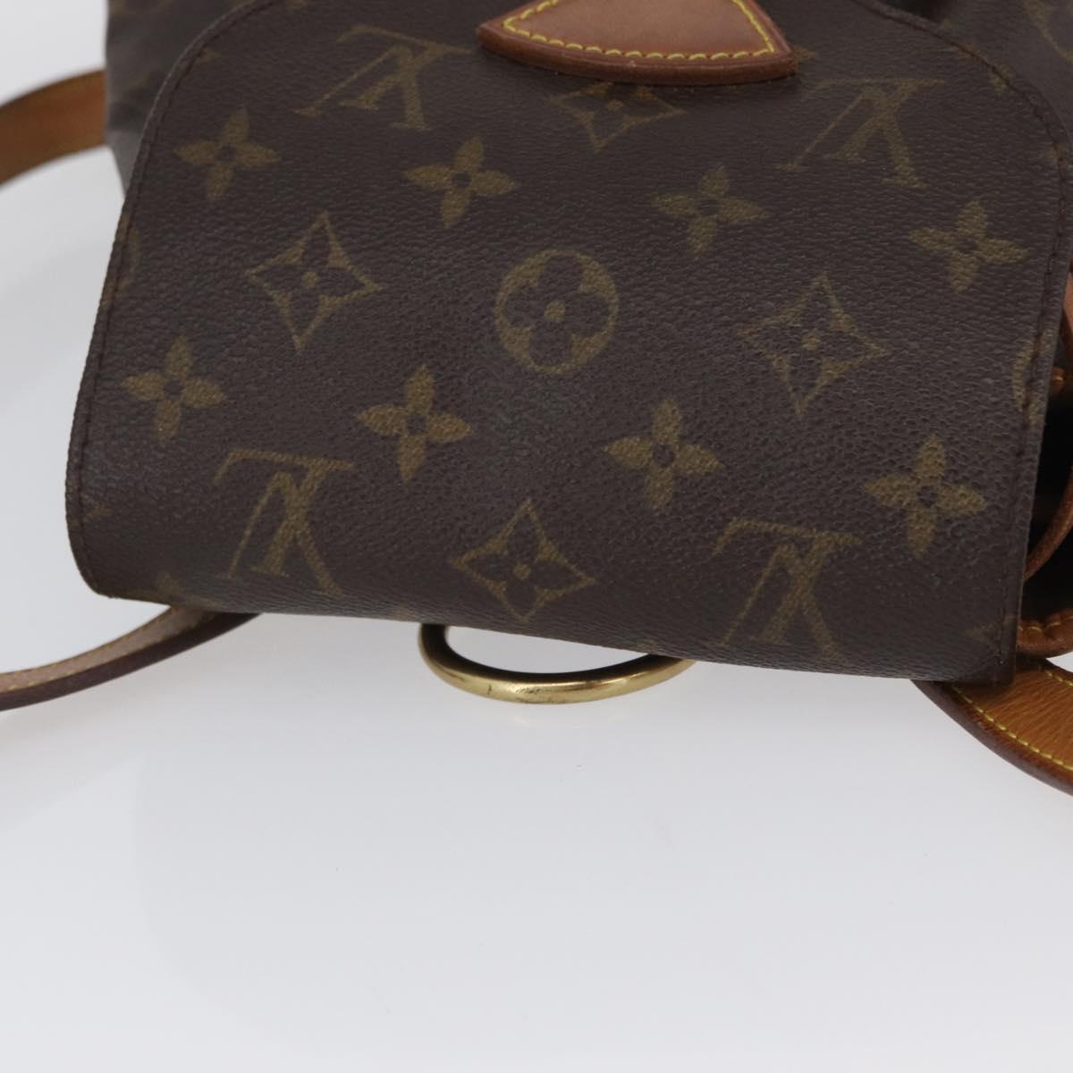 LOUIS VUITTON Monogram Montsouris MM Backpack M51136 LV Auth LNZ322