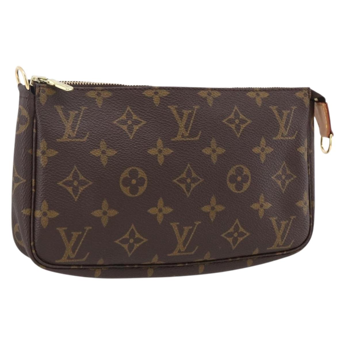 LOUIS VUITTON Monogram Pochette Accessoires Pouch M51980 LV Auth LNZ344V