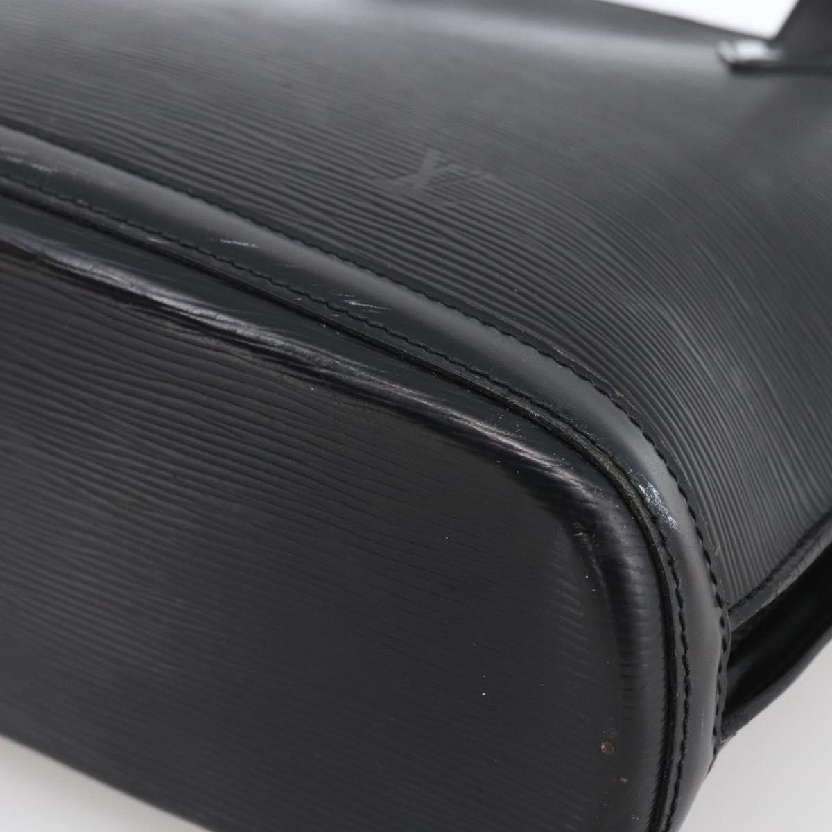 LOUIS VUITTON Epi Lussac Shoulder Bag Black M52282 LV Auth LNZ347