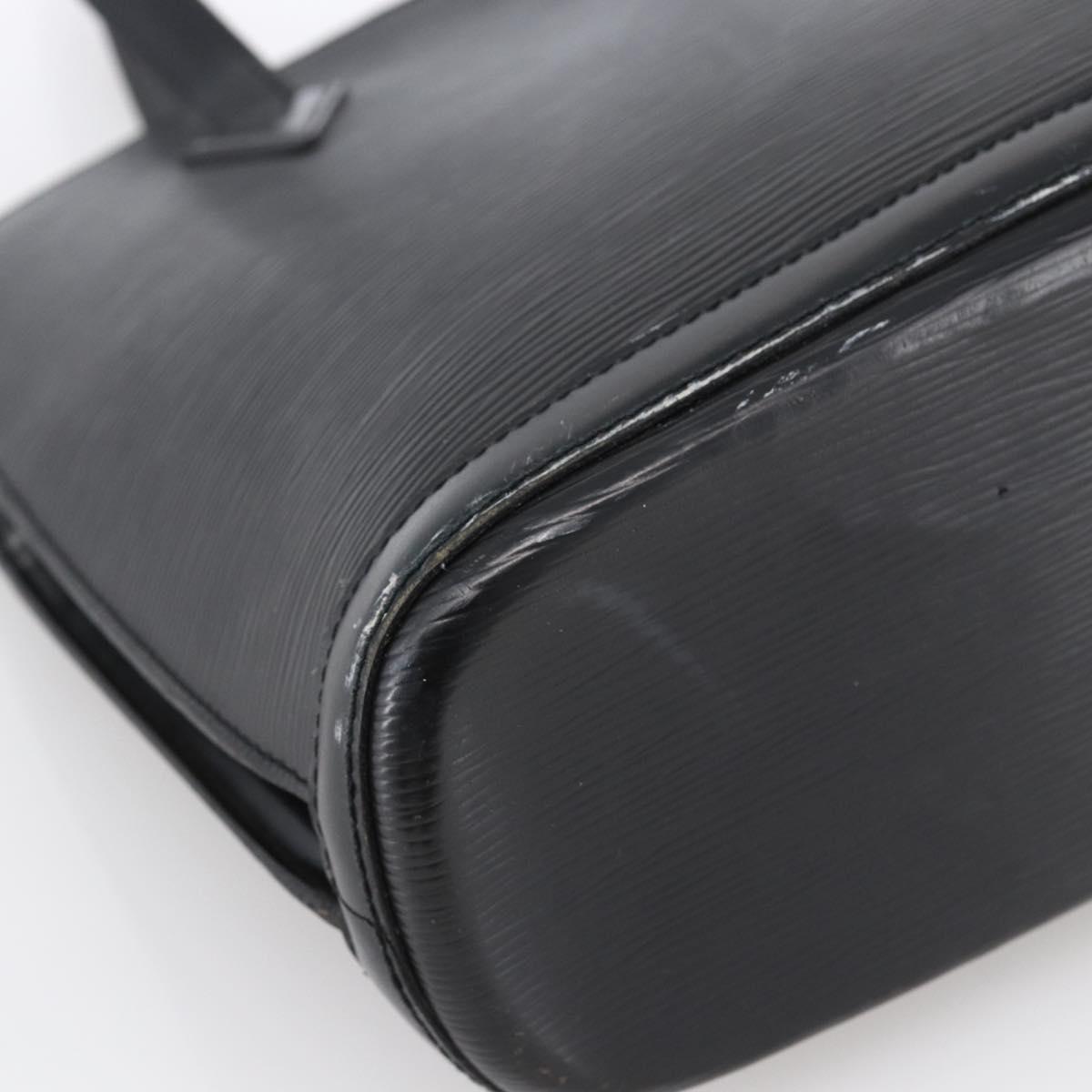 LOUIS VUITTON Epi Lussac Shoulder Bag Black M52282 LV Auth LNZ347