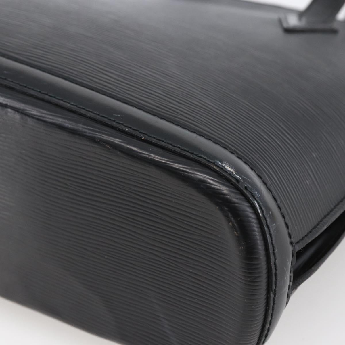 LOUIS VUITTON Epi Lussac Shoulder Bag Black M52282 LV Auth LNZ347