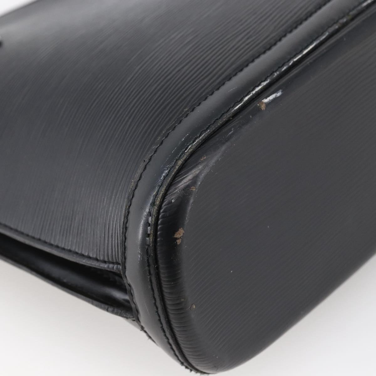 LOUIS VUITTON Epi Lussac Shoulder Bag Black M52282 LV Auth LNZ347
