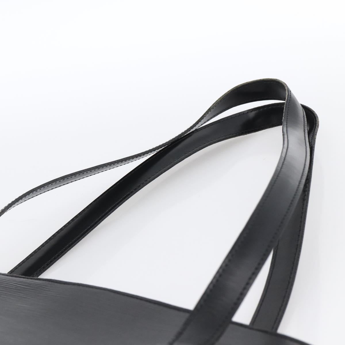 LOUIS VUITTON Epi Lussac Shoulder Bag Black M52282 LV Auth LNZ347