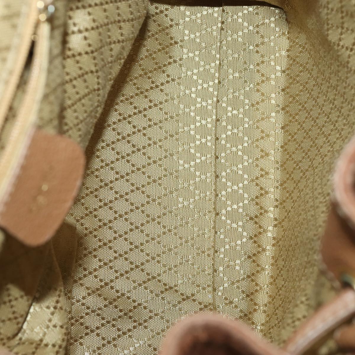 GUCCI Bamboo Backpack Suede Brown Gold 003 2058 0016 Auth LNZ352