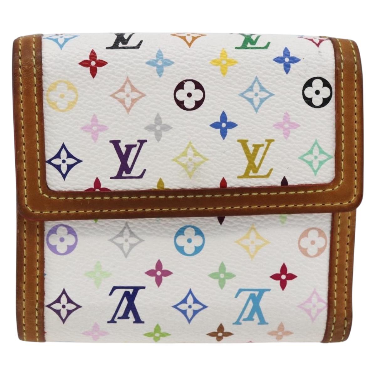 LOUIS VUITTON Multicolor Porte Monnaie Billets Cartes Credit M92983 Auth LNZ364
