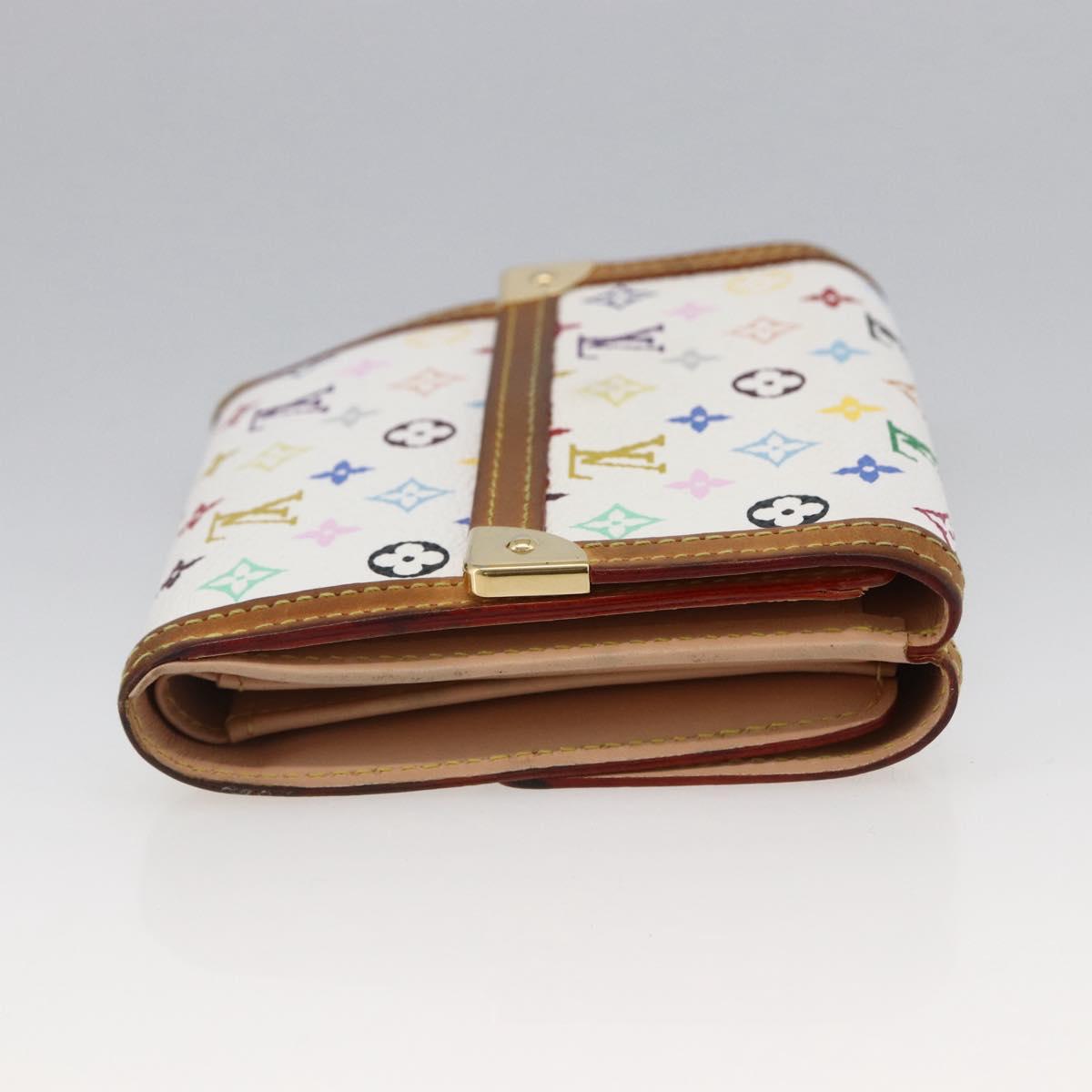 LOUIS VUITTON Multicolor Porte Monnaie Billets Cartes Credit M92983 Auth LNZ364
