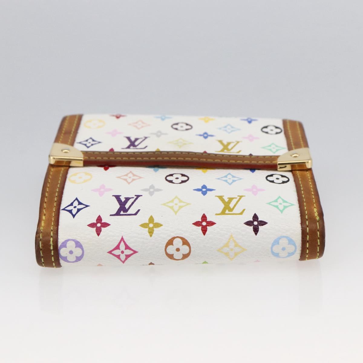 LOUIS VUITTON Multicolor Porte Monnaie Billets Cartes Credit M92983 Auth LNZ364