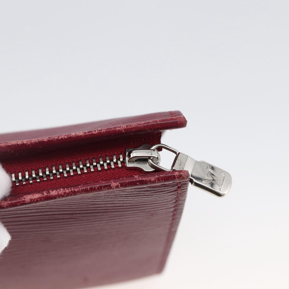LOUIS VUITTON Epi Poche Toilette 19 Pouch Fuchsia M41080 LV Auth LNZ366