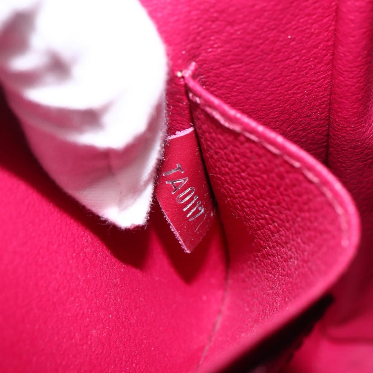 LOUIS VUITTON Epi Poche Toilette 19 Pouch Fuchsia M41080 LV Auth LNZ366