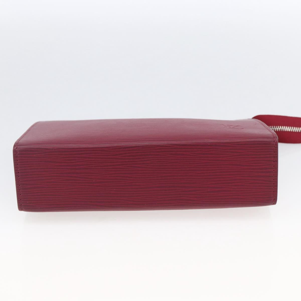 LOUIS VUITTON Epi Poche Toilette 19 Pouch Fuchsia M41080 LV Auth LNZ366