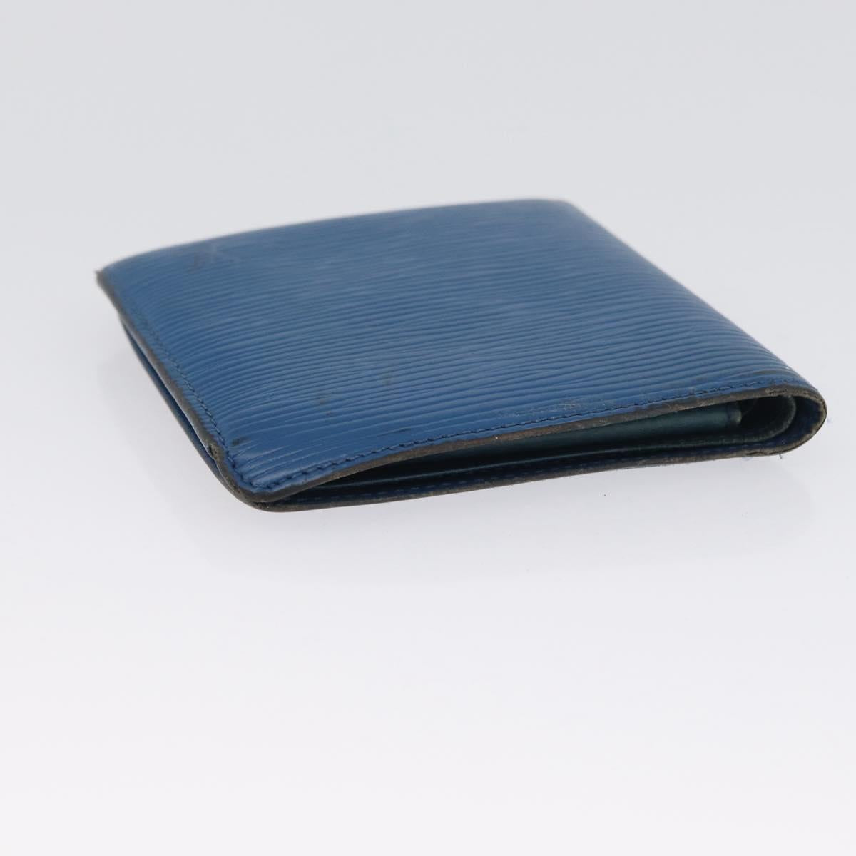 LOUIS VUITTON Epi Wallet 3 Set Red Blue LV Auth LNZ371