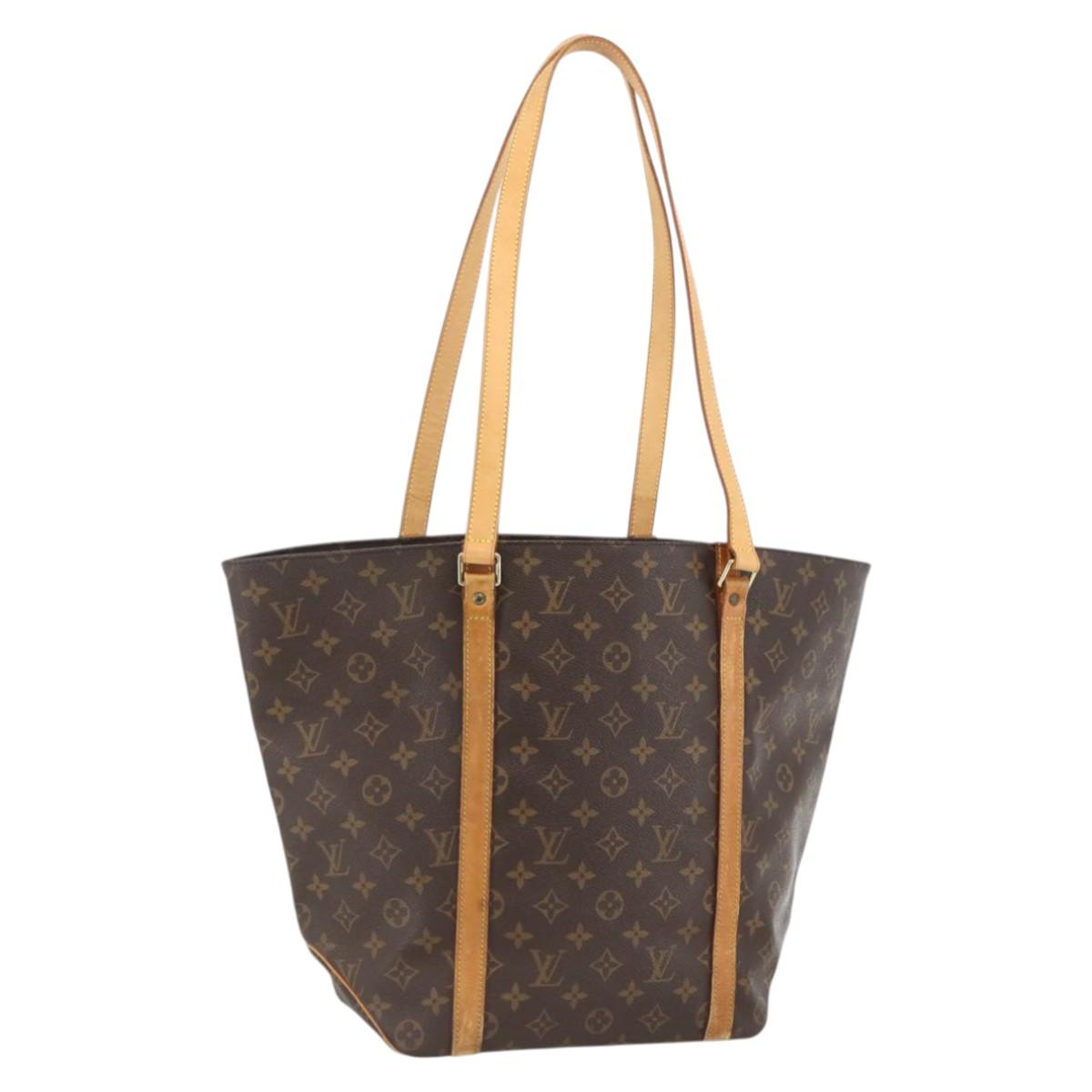 LOUIS VUITTON Monogram Sac Shopping Tote Bag M51108 LV Auth LNZ381