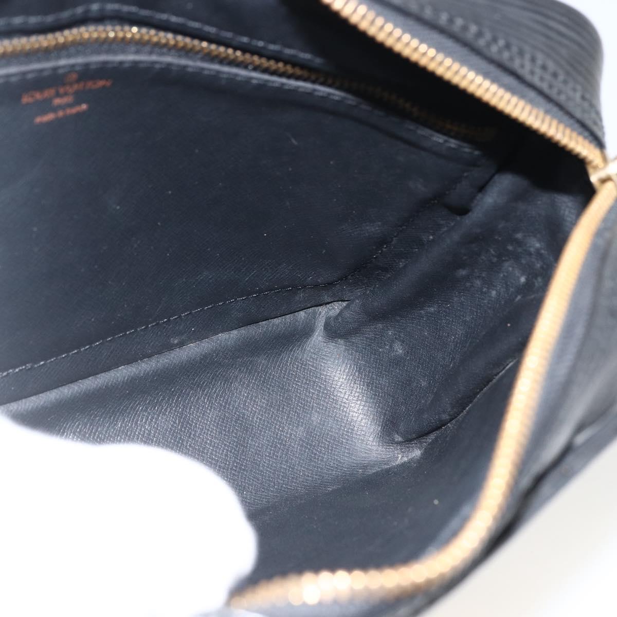 LOUIS VUITTON Epi Trocadero 23 Shoulder Bag Black M52302 LV Auth LNZ386