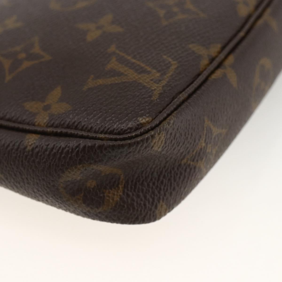 LOUIS VUITTON Monogram Pochette Accessoires Pouch M51980 LV Auth LNZ400