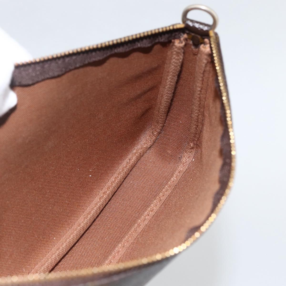 LOUIS VUITTON Monogram Pochette Accessoires Pouch M51980 LV Auth LNZ400
