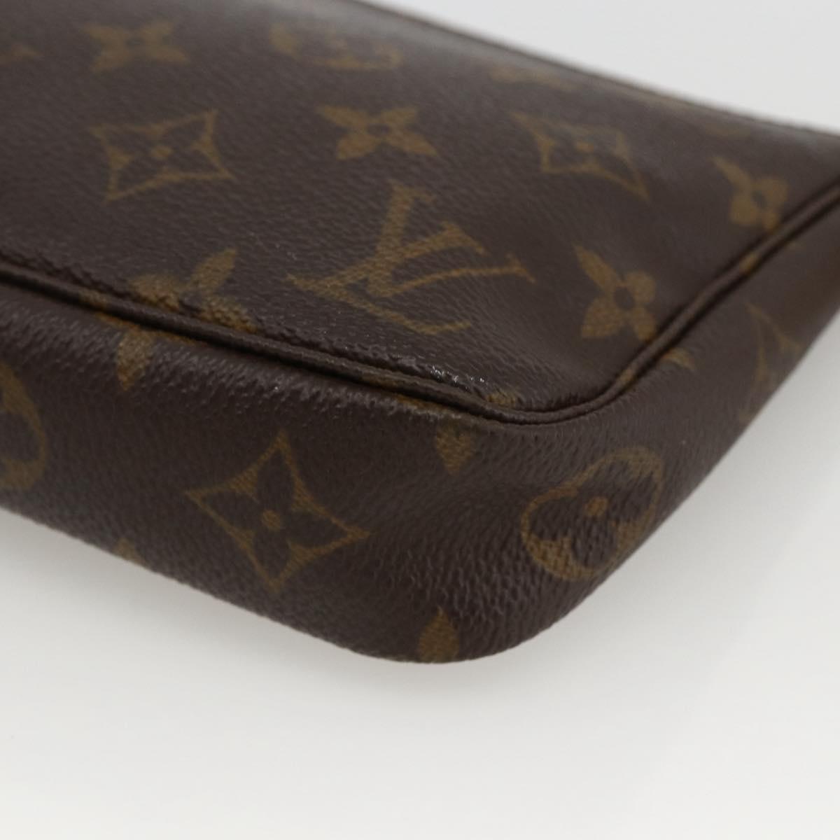 LOUIS VUITTON Monogram Pochette Accessoires Pouch M51980 LV Auth LNZ400
