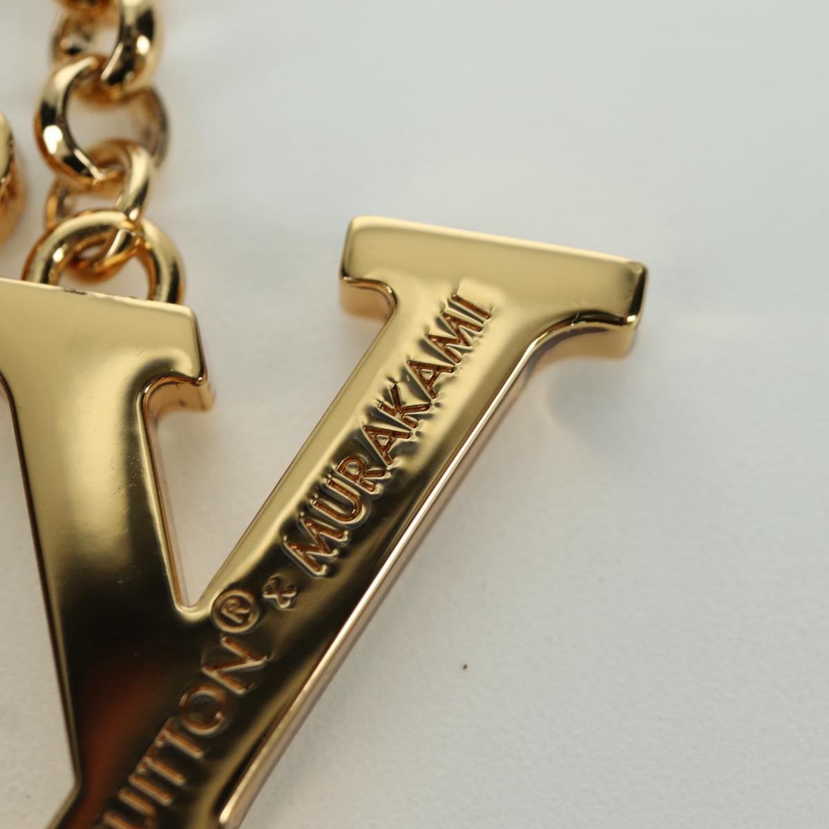 LOUIS VUITTON LV Iconic Superflat Charm metal Gold Tone M02468 LV Auth LNZ409SAM