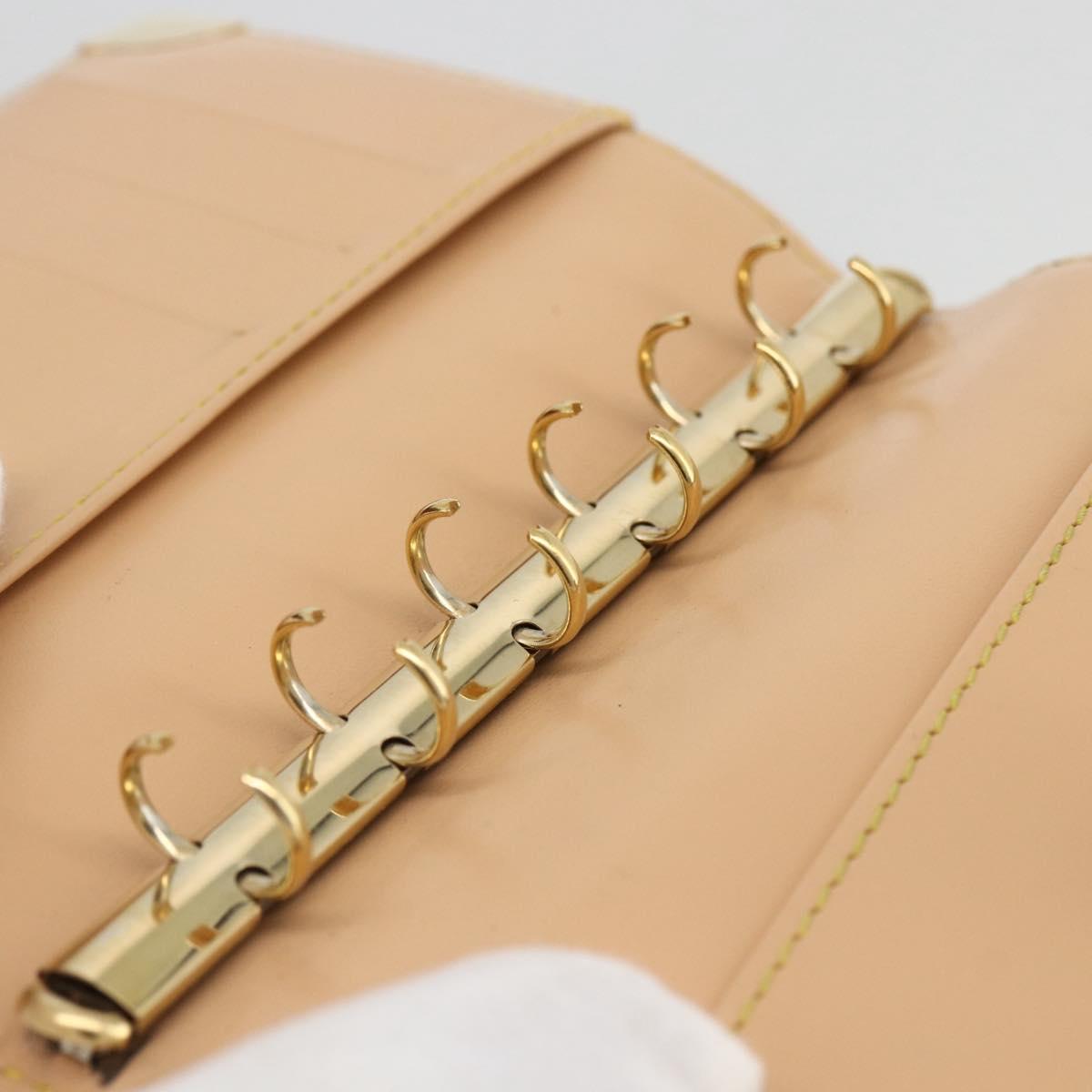 LOUIS VUITTON Multicolor Agenda PM Day Planner Cover Black R20895 Auth LNZ415V