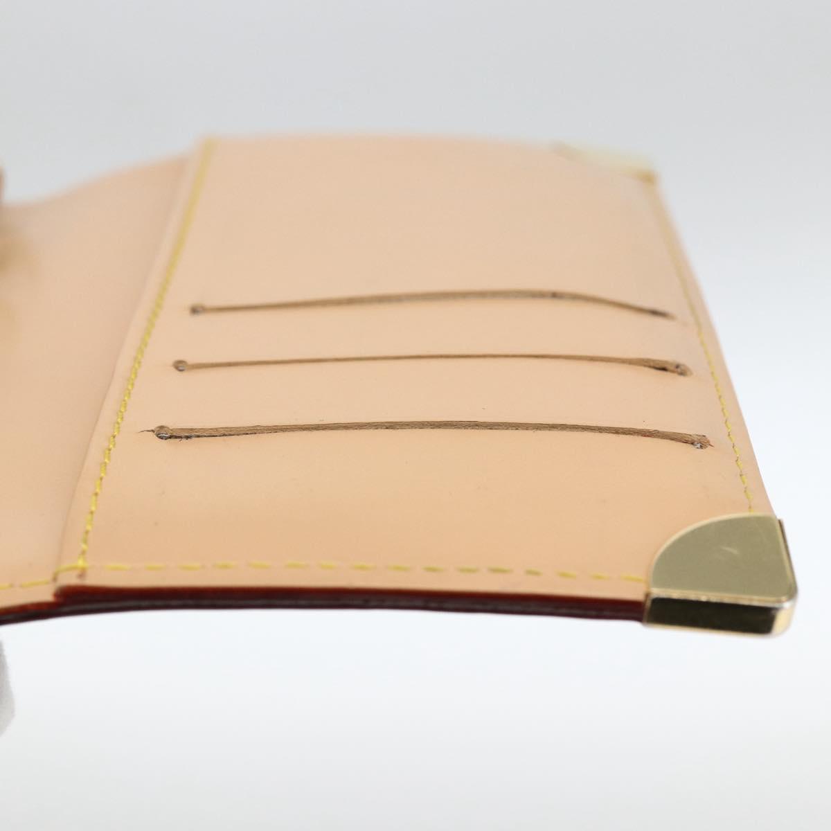 LOUIS VUITTON Multicolor Agenda PM Day Planner Cover Black R20895 Auth LNZ415V