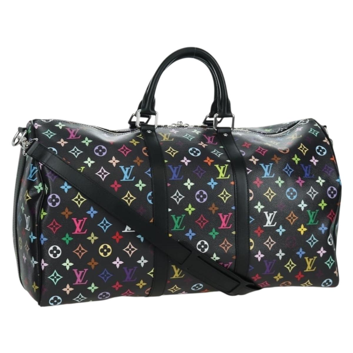 LOUIS VUITTON Multicolor LVxTM Keepall Bandouliere 50 Bag M13745 Auth LNZ430SM