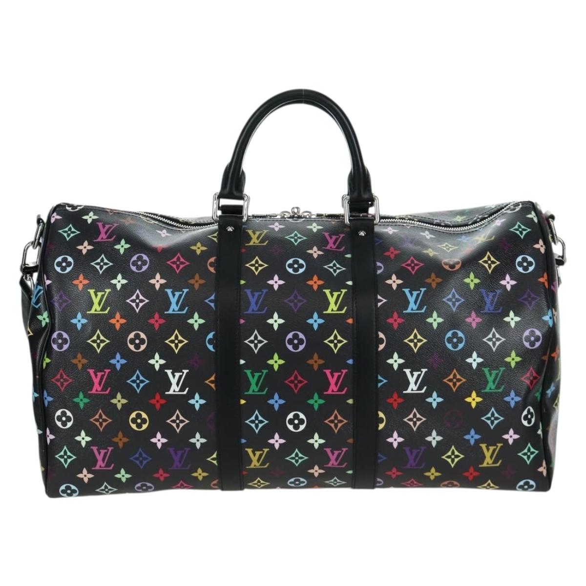 LOUIS VUITTON Multicolor LVxTM Keepall Bandouliere 50 Bag M13745 Auth LNZ430SM
