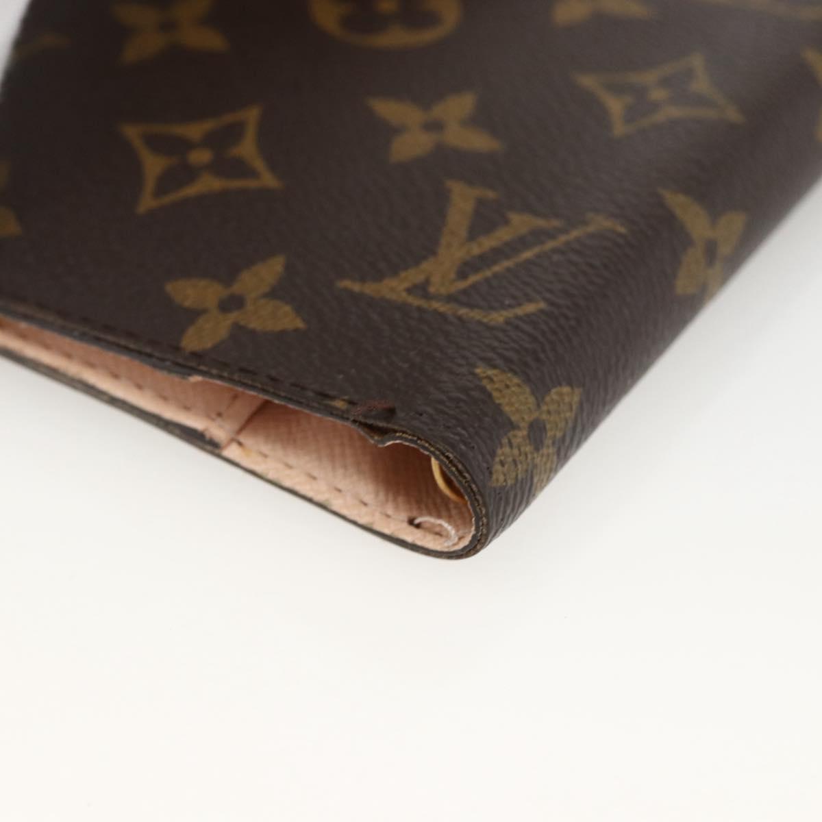 LOUIS VUITTON Monogram Agenda Koala PM Day Planner Cover Pink R21013 Auth LNZ435
