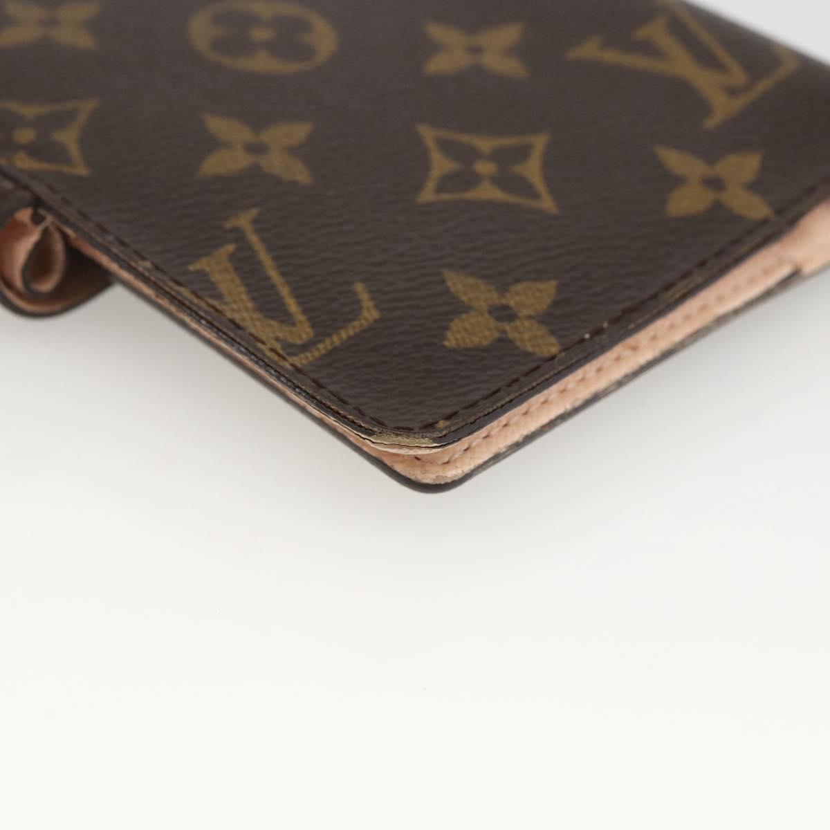 LOUIS VUITTON Monogram Agenda Koala PM Day Planner Cover Pink R21013 Auth LNZ435