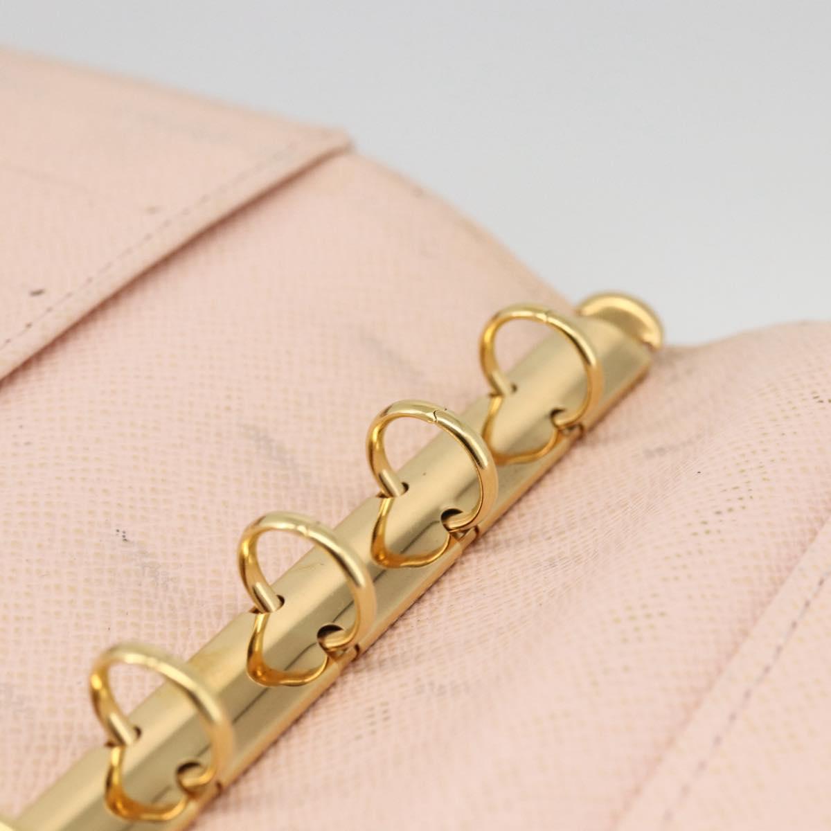 LOUIS VUITTON Monogram Agenda Koala PM Day Planner Cover Pink R21013 Auth LNZ435
